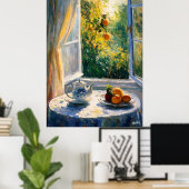 Tee von Sunlit Window mit Citrus - Impressionist Poster (Heimbüro)