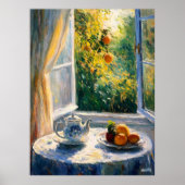 Tee von Sunlit Window mit Citrus - Impressionist Poster (Vorne)