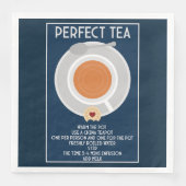 Tee Wall Art Poster Print Serviette (Vorderseite)