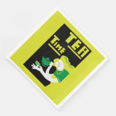 Tee Wall Art Poster Print Serviette (Ecke)