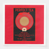 Tee Wall Art Poster Print Serviette (Vorderseite)