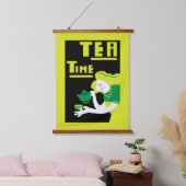 Tee Wall Art Poster Print Wandteppich Mit Holzrahmen (Schlafzimmer)