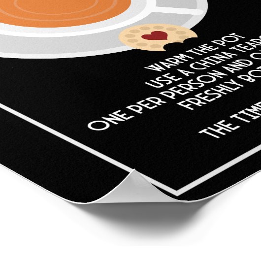 Tee Wall Art Print Poster (Ecke)