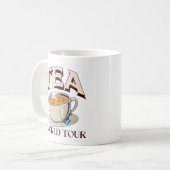 Tee Welt Tour Kaffeetasse (Vorderseite Links)