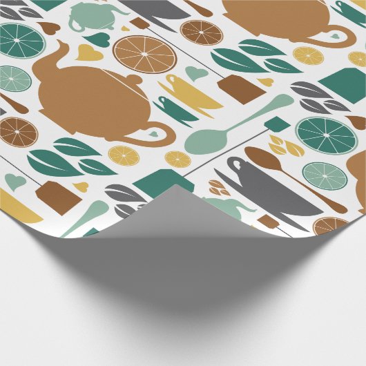 Tee-Wrapping-Papier Geschenkpapier (Ecke)
