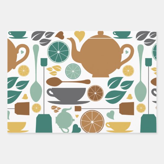 Tee-Wrapping-Papier Geschenkpapier Set (Vorderseite 3)