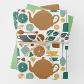 Tee-Wrapping-Papier Geschenkpapier Set (Beispiel)