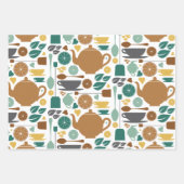 Tee-Wrapping-Papier Geschenkpapier Set (Vorderseite)