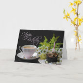 Tee-Yum-Tee-Blume zum Geburtstag Karte (Gelbe Blume)