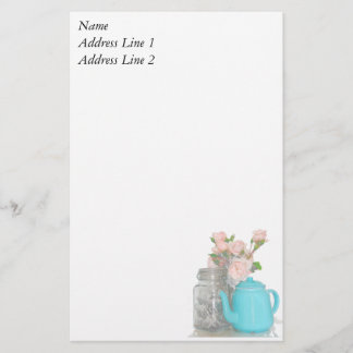 Tee-Zeit-Briefpapier Briefpapier