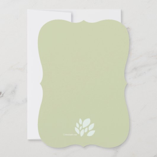 Tee-Zeit-Einladung Einladung (Rückseite)