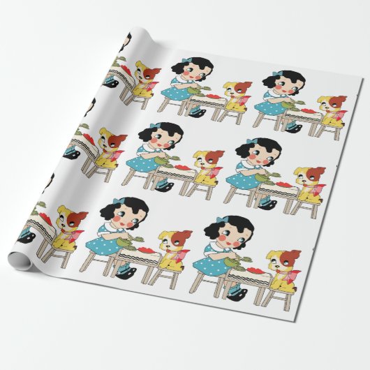 Tee-Zeit Geschenkpapier (Ungerollt)