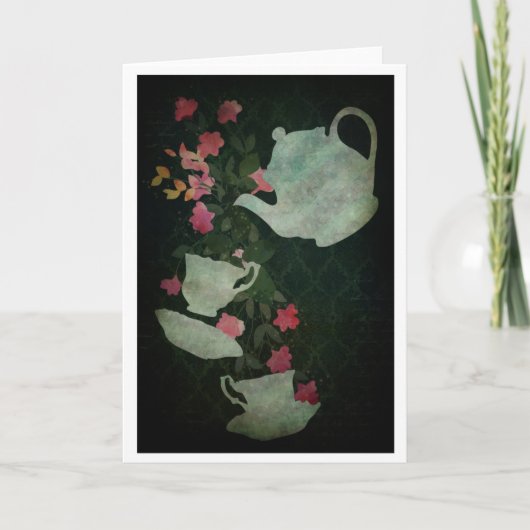 Tee-Zeit Karte (Vorderseite)