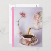 Tee-Zeit Postkarte (Vorne/Hinten)