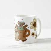 Tee-Zeit-Teddybär-Schale Kaffeetasse (VorderseiteRechts)