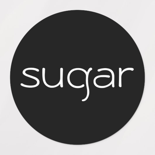 Tee, Zucker und Café Etiketten (Design 2)