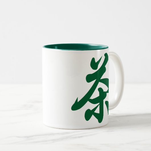 Tee Zweifarbige Tasse (VorderseiteRechts)