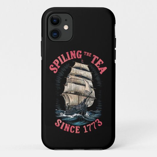 Teeausbreitung Seit 1773 4. Juli Case-Mate iPhone Hülle (Rückseite)