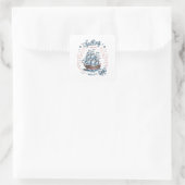 Teeausbreitung seit 1773 4. Juli Patriotik Quadratischer Aufkleber (Tasche)