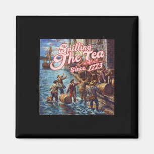 Teeausbreitung seit 1773 4. Juli unabhängig Magnet