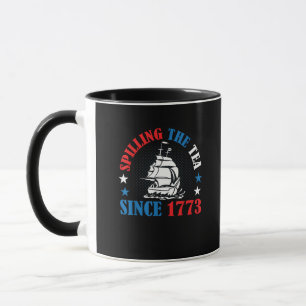 Teeausbreitung Seit 1773 amerikanische Geschichte Tasse