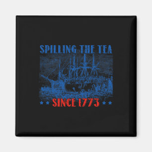 Teeausbreitung seit 1773 Amerikanische Unabhängigk Magnet