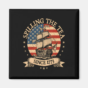 Teeausbreitung seit 1773 Die sonnige amerikanische Magnet