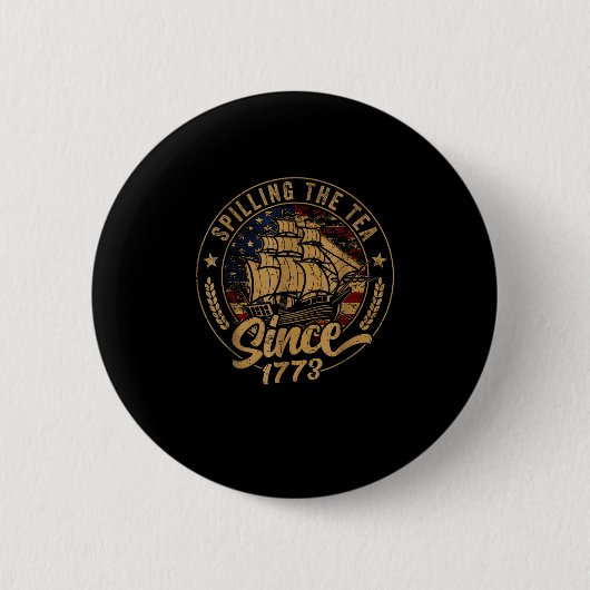 Teeausbreitung seit 1773 Erzieher 4. Button (Vorderseite)