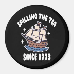 Teeausbreitung seit 1773 - Funny History Pun Magnet