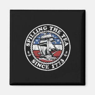 Teeausbreitung seit 1773 Funny US History lehrt Magnet