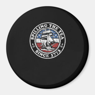 Teeausbreitung seit 1773 Funny US History lehrt Magnet