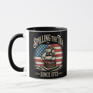 Teeausbreitung seit 1773 Gewitter-Meme Tasse