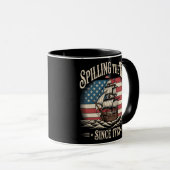 Teeausbreitung seit 1773 Gewitter-Meme Tasse (VorderseiteRechts)