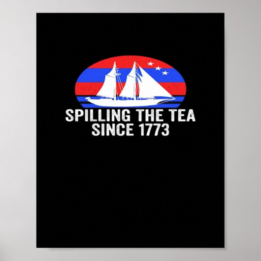 Teeausbreitung seit 1773 klassisch poster (Vorne)