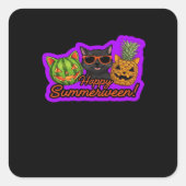 Teeausbreitung seit 1773 quadratischer aufkleber (Vorderseite)