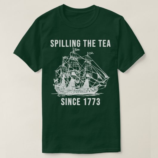 Teeausbreitung seit 1773 T-Shirt (Design vorne)