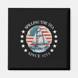Teeausbreitung seit 1773 T-Shirt am 4. Juli Magnet
