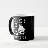 Teeausbreitung seit 1773 Vintag Verwandlungstasse (Vorderseite Links)