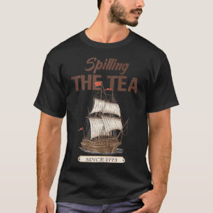 Teeausbreitung seit 1773 Vintager Patriotischer Am T-Shirt