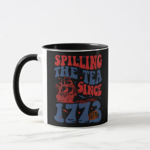 Teeausbreitung Seit 1776 amerikanisches Patriotiku Tasse