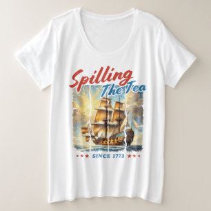 Teeausbreitung seit 1776 große größe T-Shirt