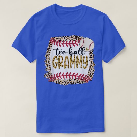 Teeball Grammy, Leopard Teeball Grammy für Softwar T-Shirt (Design vorne)