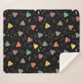 Teebecher, bunte Tasse Sherpadecke (Vorderseite (Horizontal))