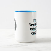 Teebecher [Cyan] Zweifarbige Tasse (Mittel)