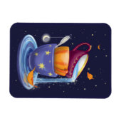 Teebecher fallen Whimsical Magnet (Horizontal)