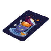 Teebecher fallen Whimsical Magnet (Linke Seite)