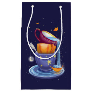 Teebecher fallen Whimsical Small Gift Bag Kleine Geschenktüte