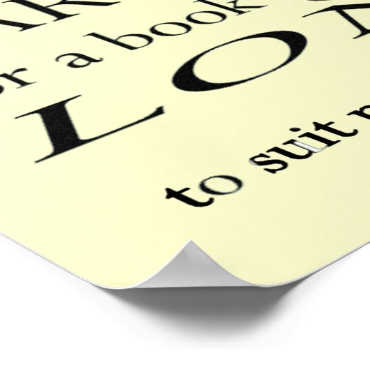 Teebecher groß genug - C.S. Lewis Poster (Ecke)