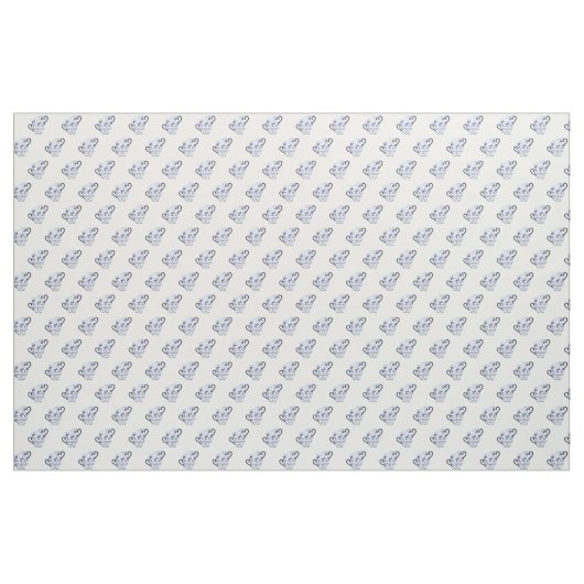 Teebecher Kobalt Stoff (Yard (91,4 cm))