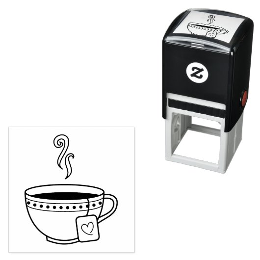 Teebecher Permastempel (Beispiel)